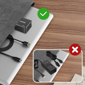 UNITEK KABEL ZASILAJĄCY DO LAPTOPA 65W USB-C - DC5 5MM 1 8M UNITEK KABEL ZASILAJĄCY DO LAPTOPA 65W USB-C - DC5 5MM 1 8M