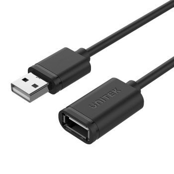 UNITEK PRZEDŁUŻACZ USB 2.0 AM-AF 2M Y-C450GBK UNITEK PRZEDŁUŻACZ USB 2.0 AM-AF 2M Y-C450GBK