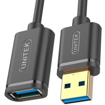 UNITEK PRZEWÓD PRZEDŁUŻACZ USB 3.0 AM-AF 1M Y-C457GBK UNITEK PRZEWÓD PRZEDŁUŻACZ USB 3.0 AM-AF 1M Y-C457GBK