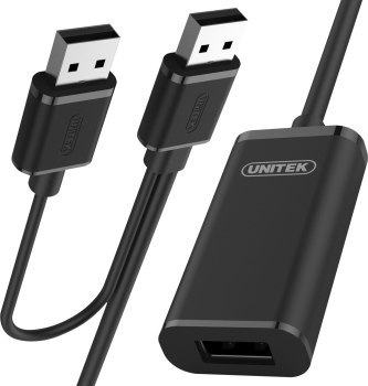 Unitek USB 5.0m czarny Unitek USB 5.0m czarny