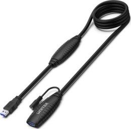 Unitek Wzmacniacz sygnału, przedłużacz USB 3.1 15m