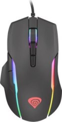 Mysz NATEC Genesis Xenon 220 RGB NMG-1572 (optyczna; 6400 DPI; kolor czarny)