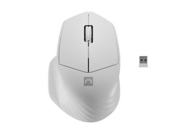 NATEC MYSZ BEZPRZEWODOWA SISKIN 2 1600DPI BIAŁA BLUETOOTH 5.0 + 2.4GHZ NMY-1972 NATEC MYSZ BEZPRZEWODOWA SISKIN 2 1600DPI BIAŁA BLUETOOTH 5.0 + 2.4GHZ NMY-1972