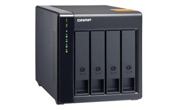 Qnap TL-D400S 4-bay tower expansion unit (with QXP-400eS-A1164 PCI host card and 1 SFF-8088 to SFF-8088 external cables)