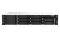 Qnap TS-873AeU-4G 2U 8 x 2.5 /3.5 SATA AMD Ryzen V1500B 4C/8T 4GB DDR4 SODIMM  (max. 64GB) 2 x 2.5GbE optional 10GbE Single PSU 