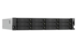 Qnap TS-h1277AXU-RP-R5-16G 2U 12 x 3.5 SATA AMD Ryzen Pro 7645 6/12 16 GB UDIMM DDR5 non-ECC (max. 128GB ) 2 x 2.5 GbE + 2 x 10G