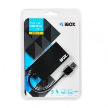 Hub IBOX USB 3.0 CZARNY 4-PORTY SLIM IUH3F56 (4x USB 3.0; kolor czarny) Hub IBOX USB 3.0 CZARNY 4-PORTY SLIM IUH3F56 (4x USB 3.0; kolor czarny)
