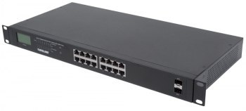 Intellinet 561259 Switch 16p Gigabit POE+ 2x SFP LCD Intellinet 561259 Switch 16p Gigabit POE+ 2x SFP LCD