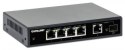 Intellinet 561822 Switch Gigabit 4x RJ45 PoE+, 1x RJ45 Uplink, 1x slot SFP