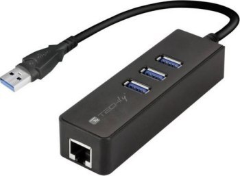 Karta sieciowa - Techly 105803 Karta sieciowa / adapter USB-A 3.0 Gigabit Ethernet RJ45, hub 3x USB Karta sieciowa - Techly 105803 Karta sieciowa / adapter USB-A 3.0 Gigabit Ethernet RJ45, hub 3x USB