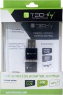 Karta sieciowa - Techly 109245 Mini bezprzewodowa karta sieciowa USB Wi-Fi 300N 2.4GHz_