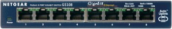 Switch NETGEAR GS108GE (8x 10/100/1000Mbps) Switch NETGEAR GS108GE (8x 10/100/1000Mbps)