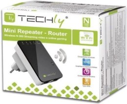 Techly 301078 Wireless mini router / wzmacniacz sygnału 802.11n 300Mb/s, dogniazdkowy