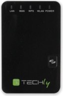 Techly 301078 Wireless mini router / wzmacniacz sygnału 802.11n 300Mb/s, dogniazdkowy