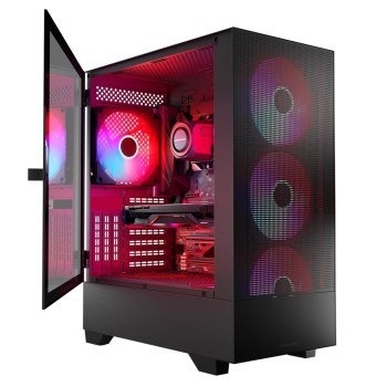 MODECOM OBUDOWA SIROCO ARGB FLOW MIDI USB 3.0 X 2 + TYPE-C CZARNA MODECOM OBUDOWA SIROCO ARGB FLOW MIDI USB 3.0 X 2 + TYPE-C CZARNA