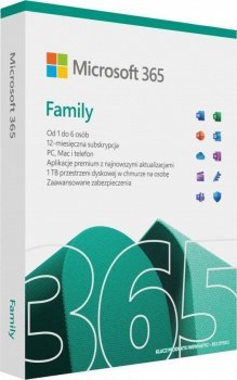 Microsoft 365 Family Polish EuroZone Subscr Microsoft 365 Family Polish EuroZone Subscr