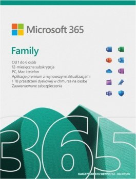 Microsoft 365 Family Polish EuroZone Subscr Microsoft 365 Family Polish EuroZone Subscr