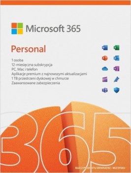 Microsoft 365 Personal PL - licencja na rok Microsoft 365 Personal PL - licencja na rok