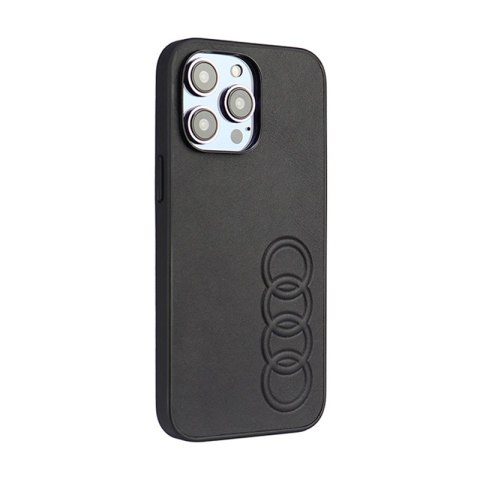 Audi Synthetic Leather - Etui iPhone 14 Pro Max (Czarny) Audi Synthetic Leather - Etui iPhone 14 Pro Max (Czarny)
