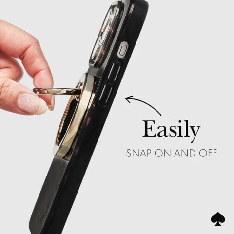 Kate Spade New York Magnetic Ring Stand - Uchwyt MagSafe na palec z funkcją podstawki (Tortoiseshell) Kate Spade New York Magnetic Ring Stand - Uchwyt MagSafe na palec z funkcją podstawki (Tortoiseshell)