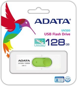 Pendrive ADATA UV320 AUV320-128G-RWHGN (128GB; USB 3.0; kolor biały) Pendrive ADATA UV320 AUV320-128G-RWHGN (128GB; USB 3.0; kolor biały)
