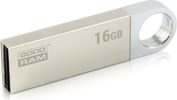 Pendrive GoodRam UUN2 UUN2-0160S0R11 (16GB; USB 2.0; kolor srebrny) Pendrive GoodRam UUN2 UUN2-0160S0R11 (16GB; USB 2.0; kolor srebrny)