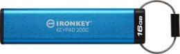 Kingston IronKey Keypad 200 16GB USB-C AES Encrypted