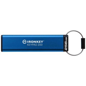 Kingston IronKey Keypad 200 256GB USB 3.0 AES Encrypted Kingston IronKey Keypad 200 256GB USB 3.0 AES Encrypted