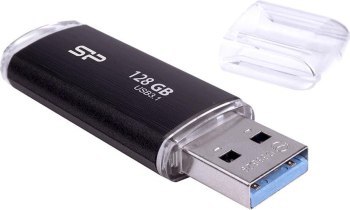 Pendrive Silicon Power Blaze B02 128GB USB 3.1 kolor czarny (SP128GBUF3B02V1K) Pendrive Silicon Power Blaze B02 128GB USB 3.1 kolor czarny (SP128GBUF3B02V1K)