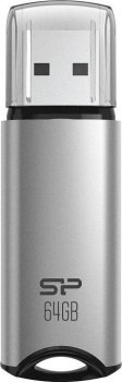 Pendrive Silicon Power Marvel M02 64GB USB 3.2 kolor srebrny ALU (SP064GBUF3M02V1S) Pendrive Silicon Power Marvel M02 64GB USB 3.2 kolor srebrny ALU (SP064GBUF3M02V1S)