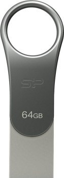 Pendrive Silicon Power Mobile C80 64GB Dual USB 3.1/Type-C Silver (SP064GBUC3C80V1S)