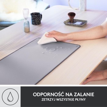 Podkładka pod mysz - Podkładka pod mysz Logitech Desk Mat Studio Series szara 956-000052 Podkładka pod mysz - Podkładka pod mysz Logitech Desk Mat Studio Series szara 956-000052