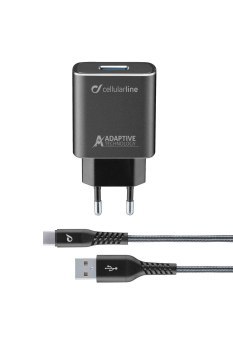 CHARGER KIT TETRA SAMSUNG TYPE-C BLACK
