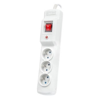 Listwa antyprzepięciowa - Armac Multi M3 | Listwa zasilająca | przeciwprzepięciowa, 3 gniazda, przewód 1,5m, szara