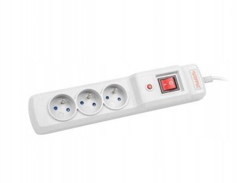 Listwa antyprzepięciowa - Armac Multi M3 | Listwa zasilająca | przeciwprzepięciowa, 3 gniazda, przewód 5m, szara Listwa antyprzepięciowa - Armac Multi M3 | Listwa zasilająca | przeciwprzepięciowa, 3 gniazda, przewód 5m, szara