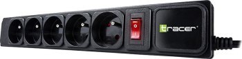 Listwa antyprzepięciowa - Tracer PowerGear 5 gniazd 3.0m Listwa antyprzepięciowa - Tracer PowerGear 5 gniazd 3.0m