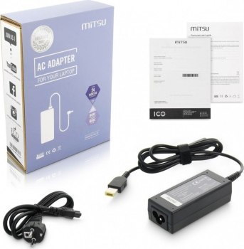 MITSU ZASILACZ 20V 2.25A (PROSTOKĄTNY 11.0X4.5 PIN - YOGA) - LENOVO MITSU ZASILACZ 20V 2.25A (PROSTOKĄTNY 11.0X4.5 PIN - YOGA) - LENOVO