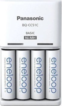 Panasonic Basic + 4x AA Eneloop 2000 mAh