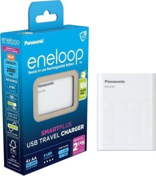 Panasonic Smartplus USB + 4 x AA Eneloop 2000 mAh Panasonic Smartplus USB + 4 x AA Eneloop 2000 mAh