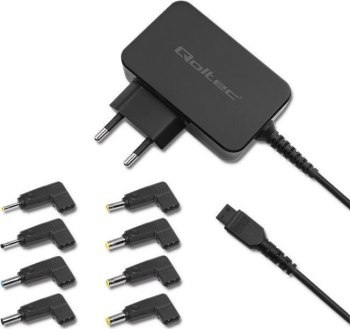 QOLTEC ZASILACZ SIECIOWY UNIWERSALNY 45W | 8 WTYCZEK QOLTEC ZASILACZ SIECIOWY UNIWERSALNY 45W | 8 WTYCZEK