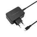 Qoltec 65W | 5-20V | 3-3.25A | USB-C | PD | Czarna