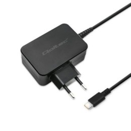 Qoltec 65W | 5-20V | 3-3.25A | USB-C | PD | Czarna