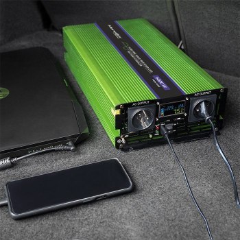 Qoltec Przetwornica napięcia Monolith | ładowanie baterii | UPS | 3000W | 6000W |12V na 230V |Czysty Sinus | LCD Qoltec Przetwornica napięcia Monolith | ładowanie baterii | UPS | 3000W | 6000W |12V na 230V |Czysty Sinus | LCD