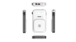 WIRELESS POWER BANK 10 000 mAh WHITE