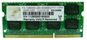 G.SKILL SO-DIMM DDR3 8GB 1333MHZ CL9 1 5V F3-1333C9S-8GSA G.SKILL SO-DIMM DDR3 8GB 1333MHZ CL9 1 5V F3-1333C9S-8GSA