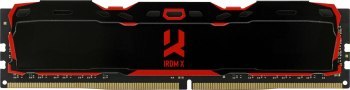 GOODRAM DDR4 16GB PC4-25600 (3200MHz) 16-20-20 DUAL CHANNEL KIT IRDM X BLACK 1024x8 GOODRAM DDR4 16GB PC4-25600 (3200MHz) 16-20-20 DUAL CHANNEL KIT IRDM X BLACK 1024x8