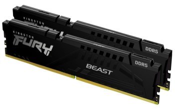 KINGSTON FURY Beast DDR5 32GB 5600MHz CL36 (Kit of 2) Czarny EXPO KINGSTON FURY Beast DDR5 32GB 5600MHz CL36 (Kit of 2) Czarny EXPO