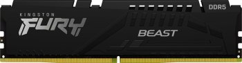 Kingston FURY DDR5 16GB (1x16GB) 5600MHz CL40 Beast Black XMP Kingston FURY DDR5 16GB (1x16GB) 5600MHz CL40 Beast Black XMP