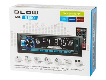 BLOW RADIO AVH-8890 MP3/USB/SD/MMC/BT BLOW RADIO AVH-8890 MP3/USB/SD/MMC/BT