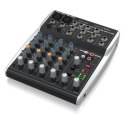 Behringer 802S - 8-kanałowy kompaktowy mikser analogowy z interfejsem USB zaprojektowany specjalnie do obsługi podcastów streamo